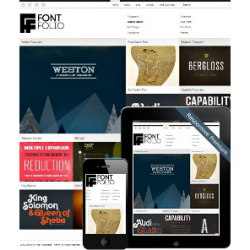 Премиум-шаблон FontFolio для WordPress 3.0+