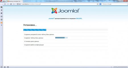Установка Joomla на Денвер. Процесс установки joomla