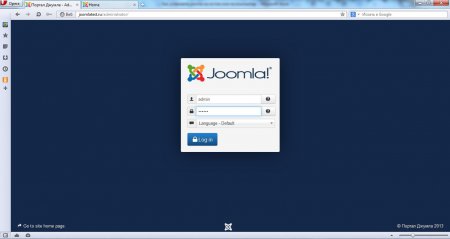 Установка Joomla на Денвер. Вход в панель управления joomla