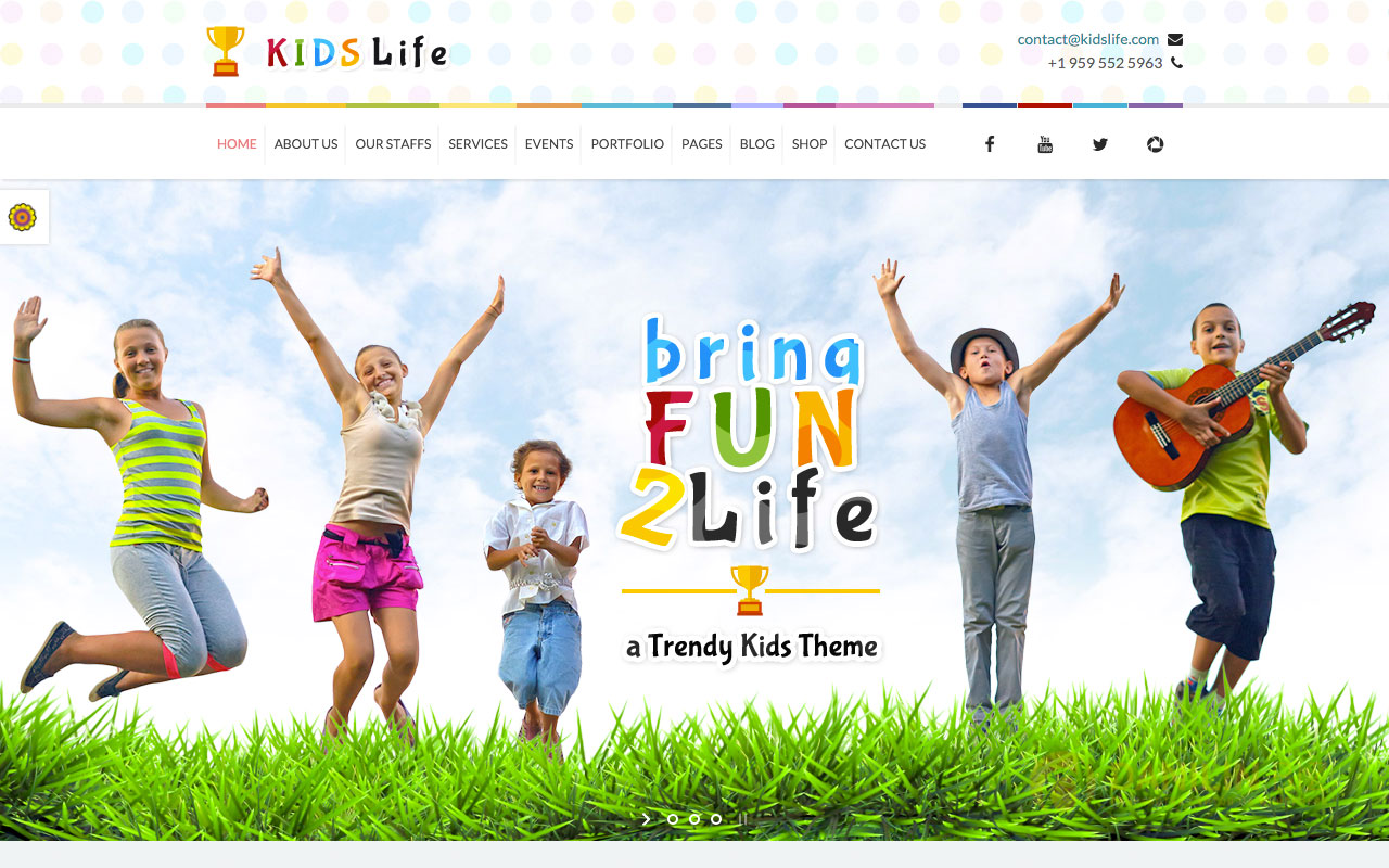 Kids Life — Children WordPress Theme