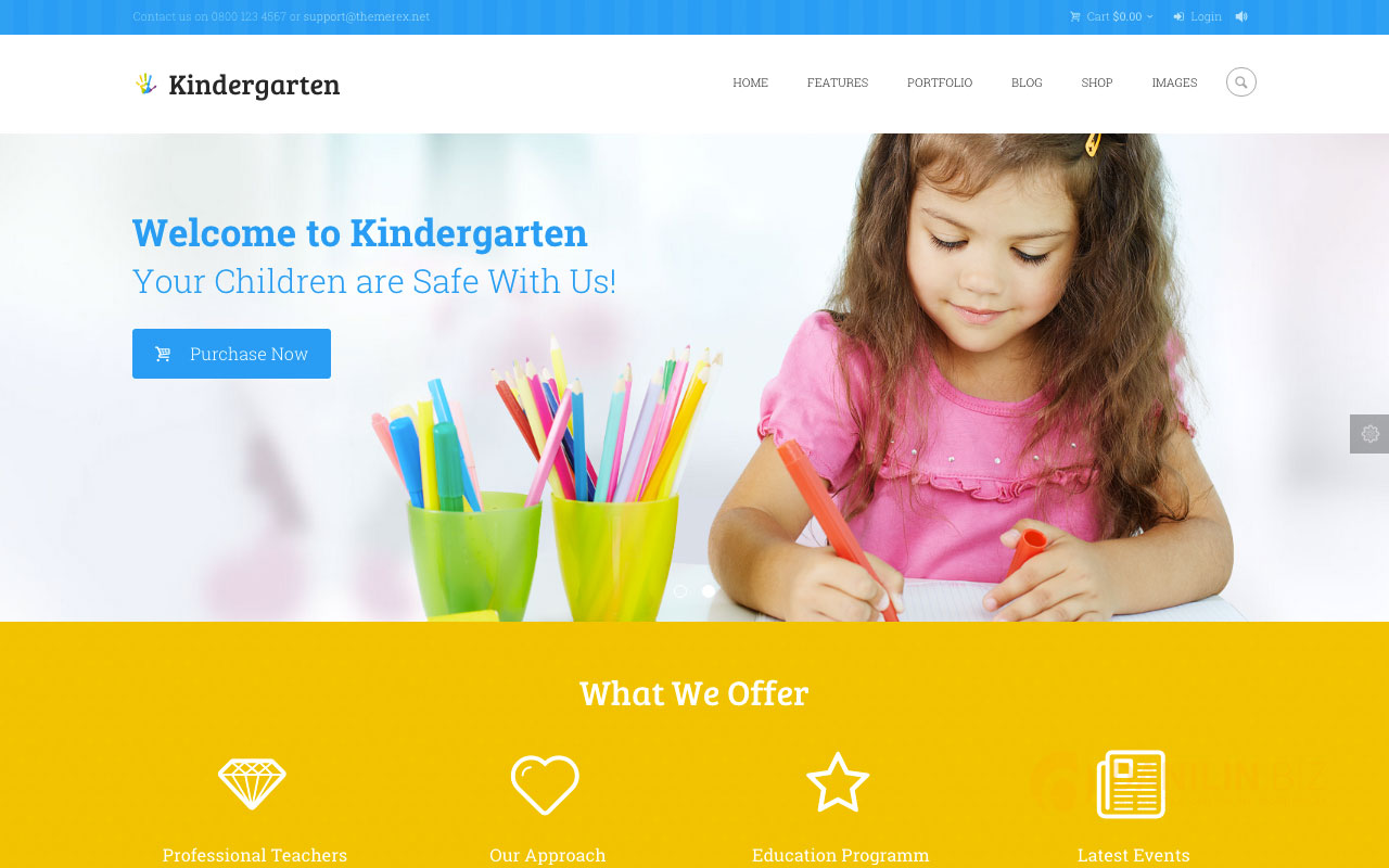 Kindergarten — Children WordPress Theme