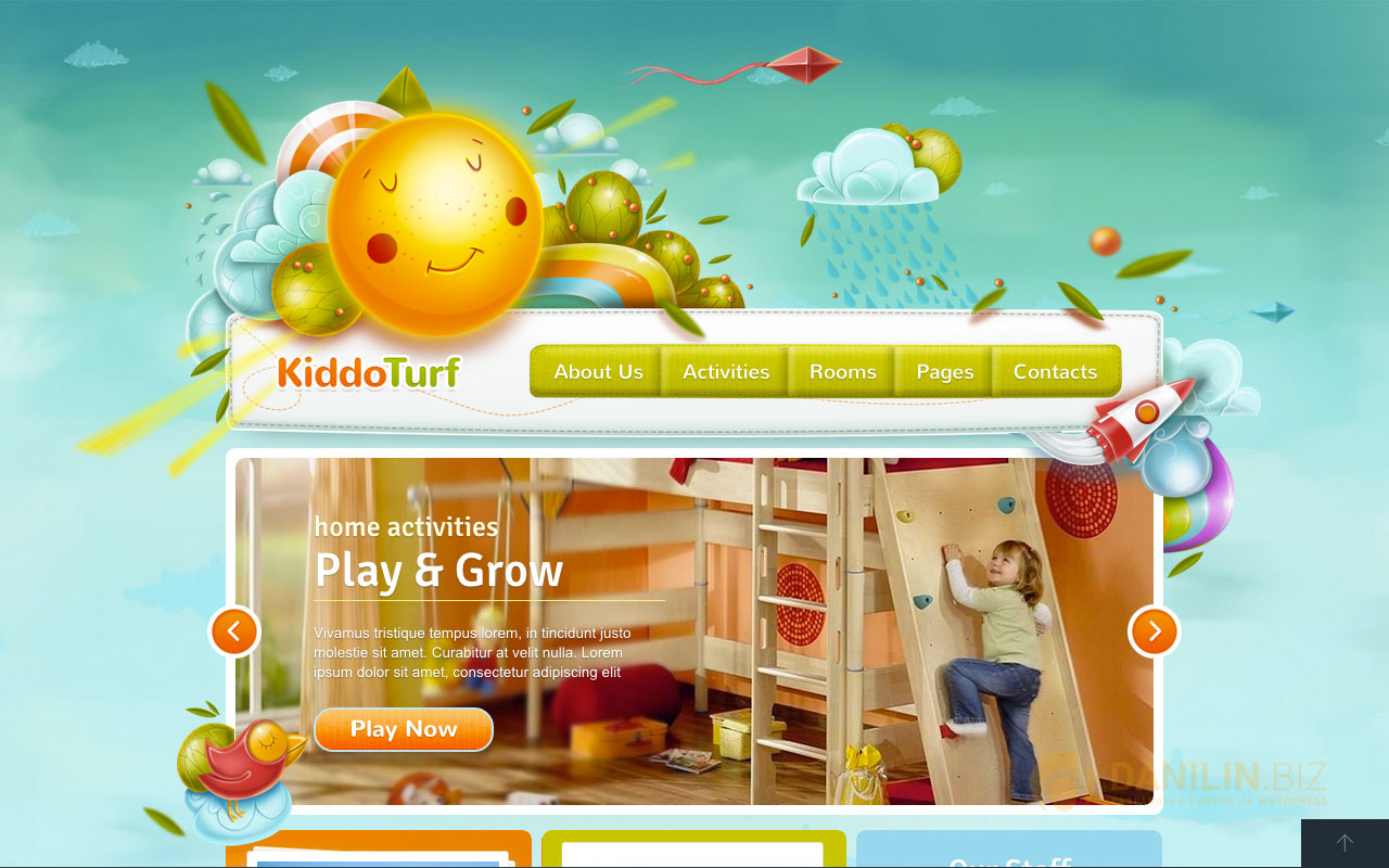 KiddoTurf — Kids WordPress Theme