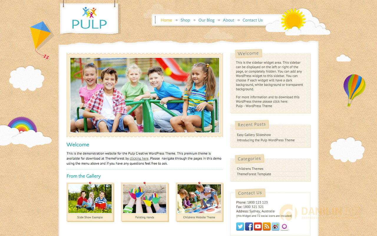 Pulp — Responsive Creative Blog & Shop