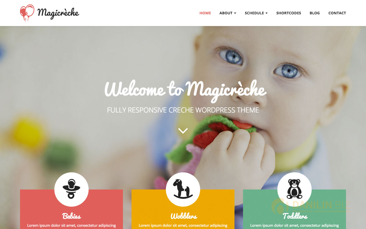 Magicreche — Responsive Crèche WordPress Theme