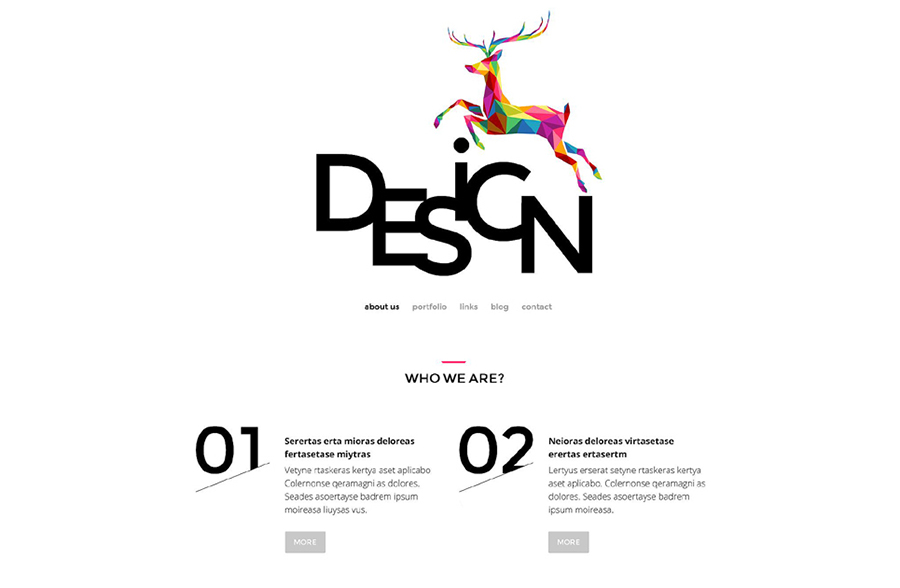 Website Design WordPress Template