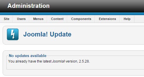 Обновление Joomla