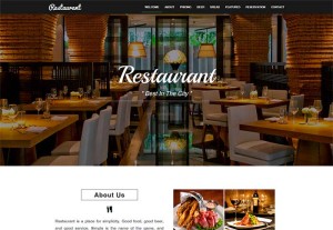 лэндинг для кафе, ресторана, шаблон, бесплатный, скачать, html, landing page