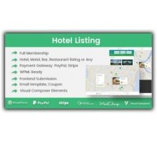Hotel Listing каталог отели плагин wordpress