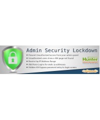 Admin Login Security Lockdown Suite, защита админки 
