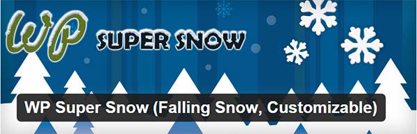 Плагин снежинок на сайте - Wp Super Snow