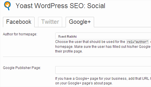 google plus wordpress seo by Yoast