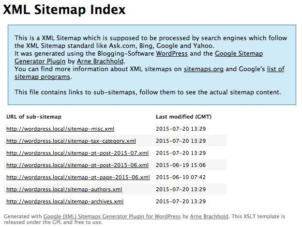 Google XML Sitemaps 3
