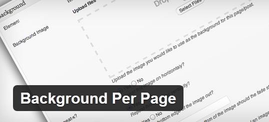 Background Per Page