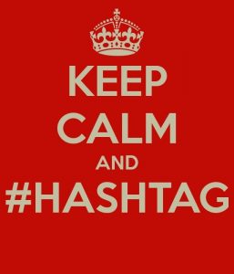 Keep calm and hashtag