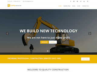Quality Construction тема WordPress