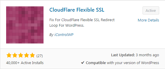 Плагин WordPress для CloudFlare Flexible SSL
