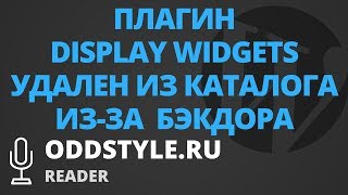 Плагин Display Widgets удален из репозитория из-за обнаруженного вредоносного кода - oddstyle.ru