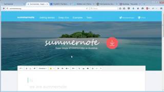 Summernote - простой и быстрый визуальный редактор. Установка и настройка