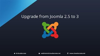 Upgrading from Joomla 2.5 to 3