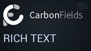 Визуальный редактор в Carbon Fields 1.6 - произвольные поля в Wordpress