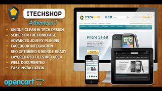 iTechShop OpenCart Simple Universal Theme | Themeforest Website Templates and Themes