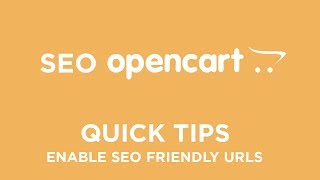 OpenCart SEO - Quick Tips