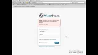 Защита админки блога на WordPress