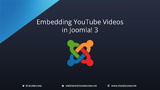 Embedding YouTube Videos (Joomla 3.0)