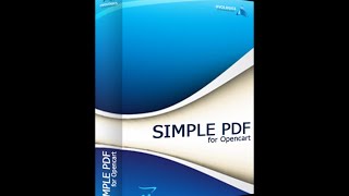 How to use Simple PDF Catalog for OpenCart