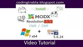 Install MODX Revolution ( Revo ) 2.5.1 on Windows 7 localhost - open source PHP CMS/CMF