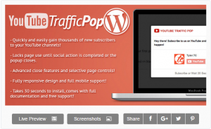 YouTube TrafficPop for WordPress